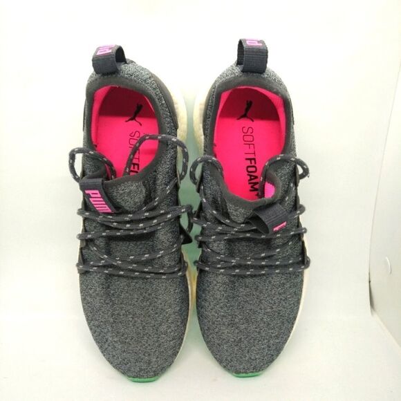 Puma‎ Nrgy Neko Knit Running Shoes Sneakers Women's Size 7 Grey - Picture 6 of 8